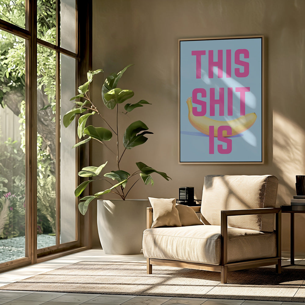 Mutiges Bananen-Statement | Poster