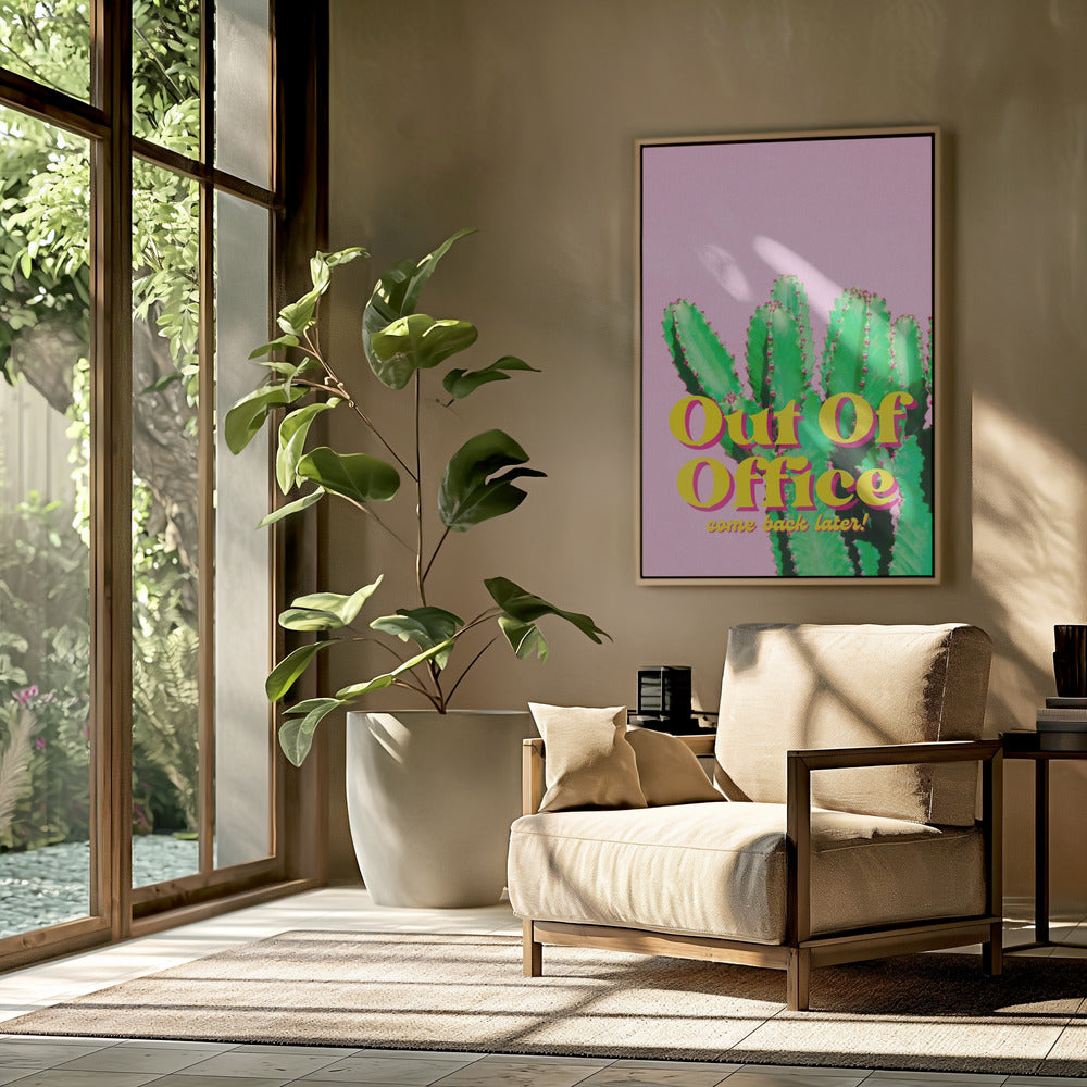 Vibrant Green Cactus | Poster