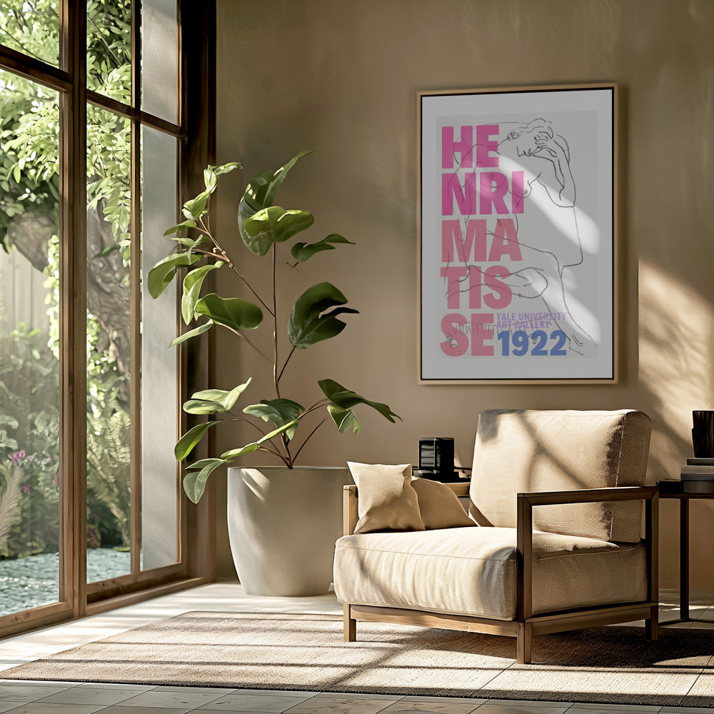 Elegante Linienskizze | Poster