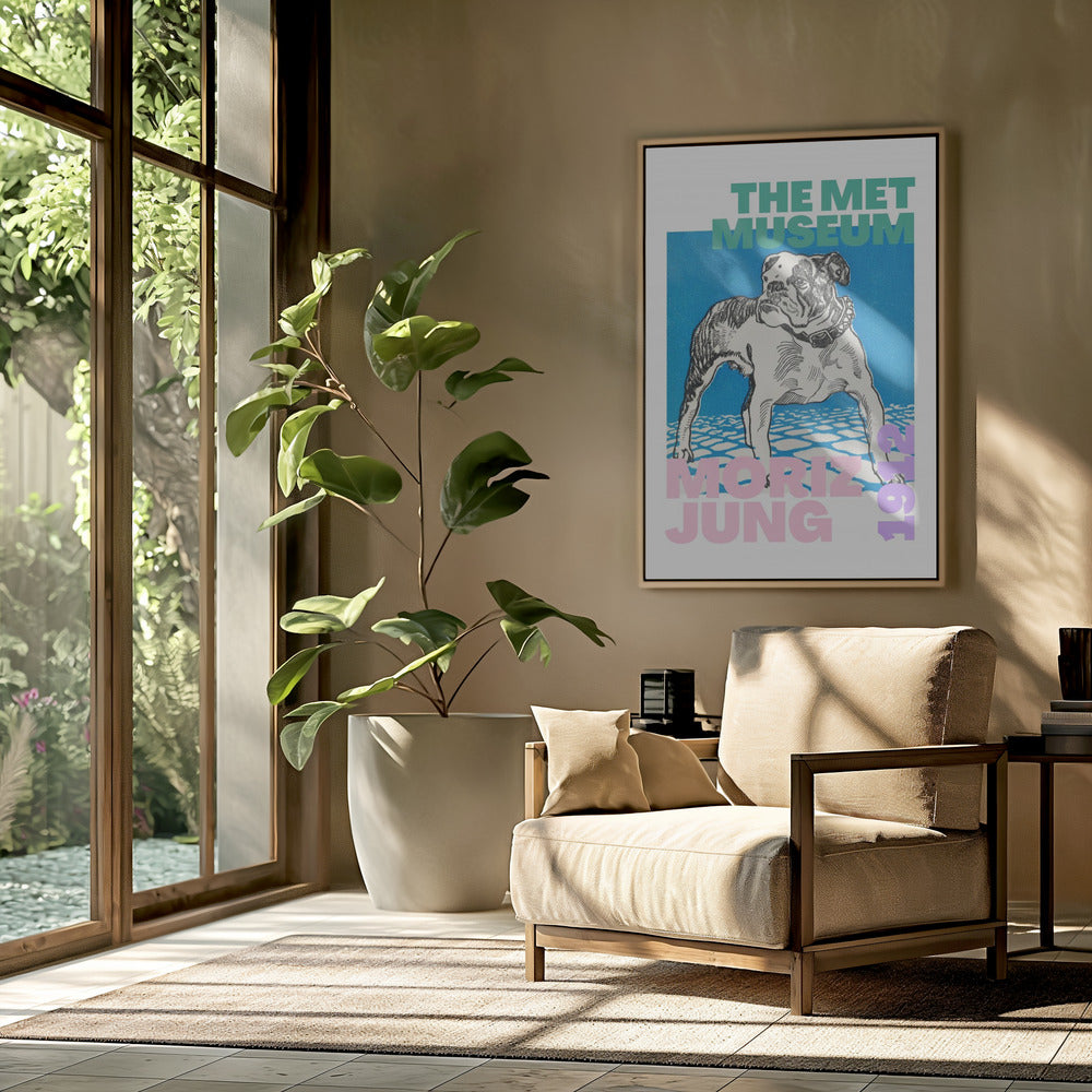 Skizze einer Bulldogge | Poster