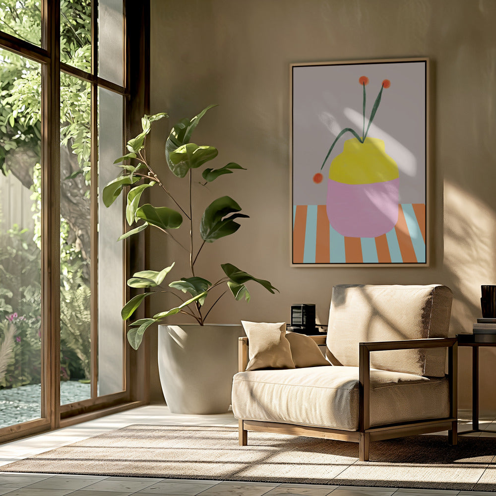 Bold Vase Blooms | Poster