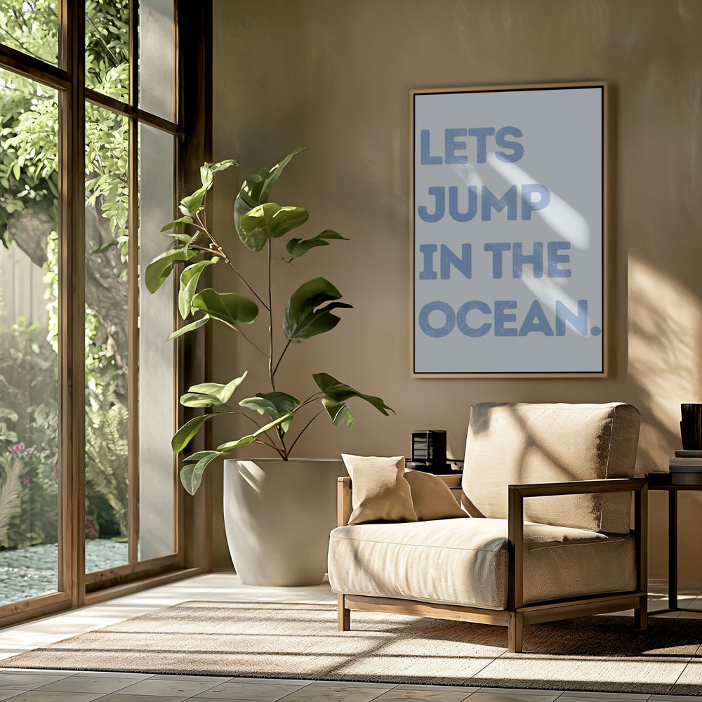 Lass uns in den Ozean springen | Poster