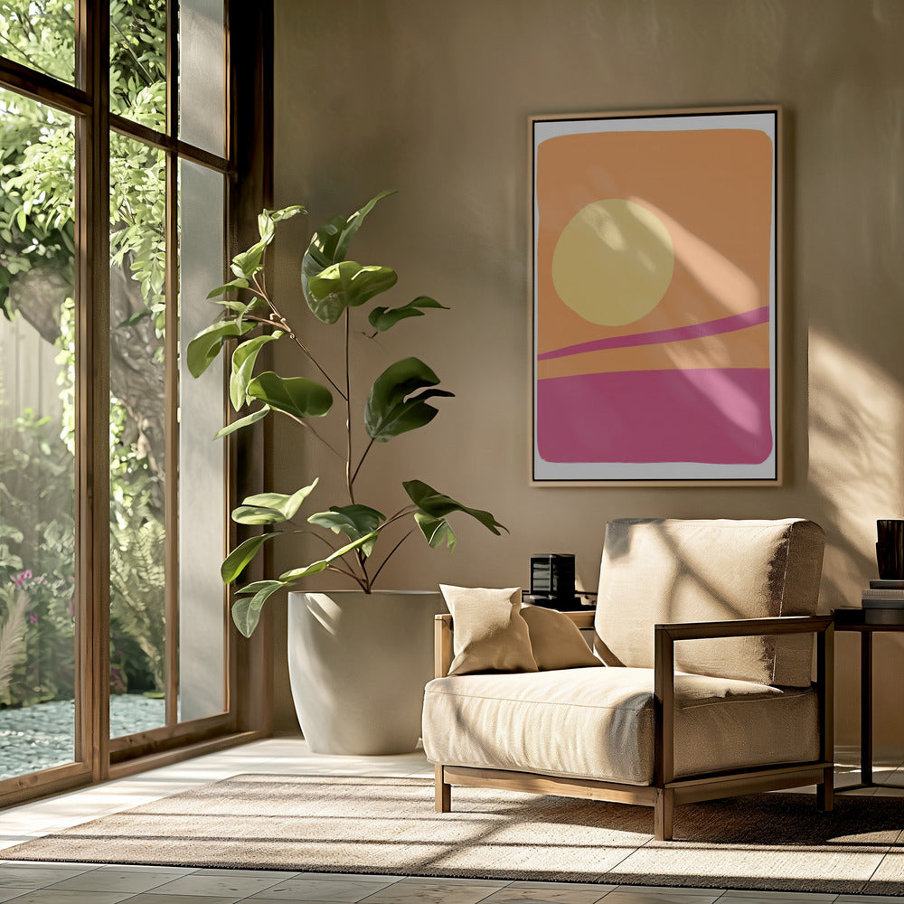 Lebendiges Sonnenuntergangsglühen | Poster