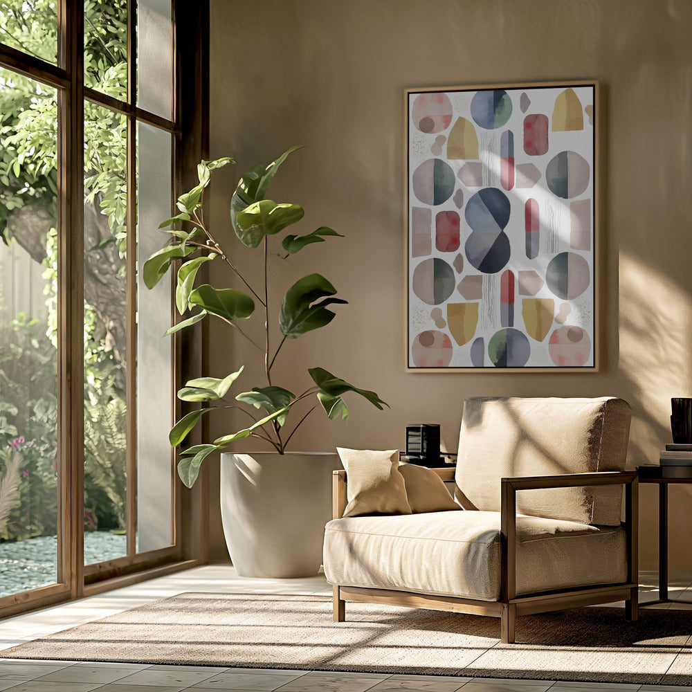 Abstrakte geometrische Formen | Poster