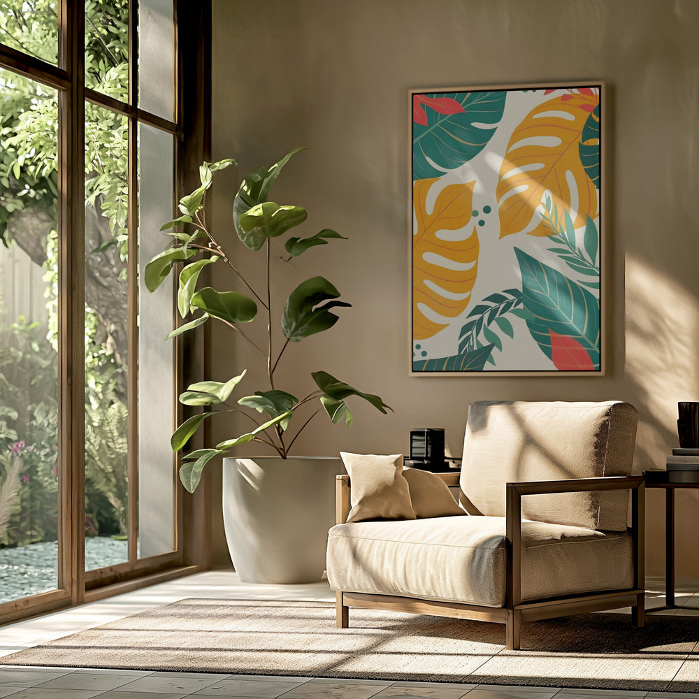 Golden Tropics Vibes | Poster