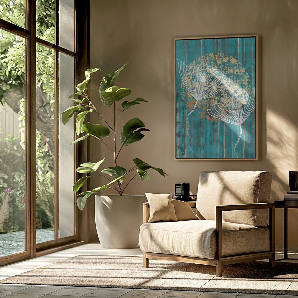 Abstrakter botanischer Kunstdruck | Poster