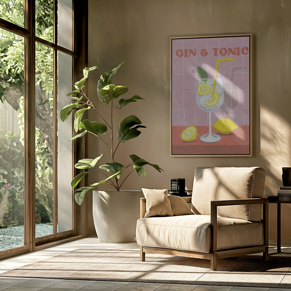 Gin and Tonic Cocktail | Poster
