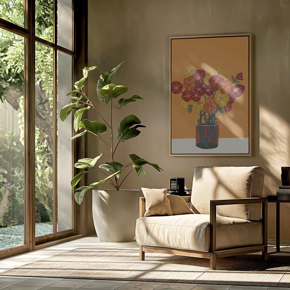 Blumen in der Vase | Poster