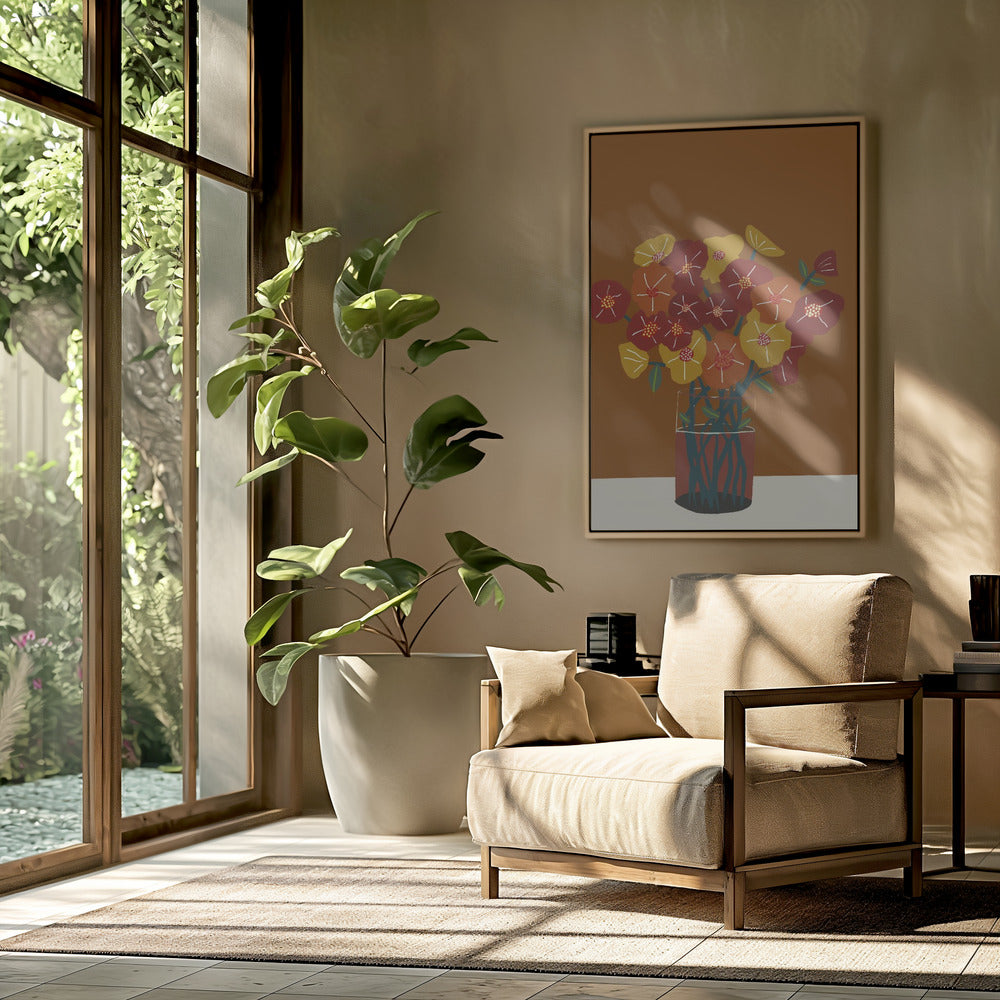 Blumen in der Vase | Poster