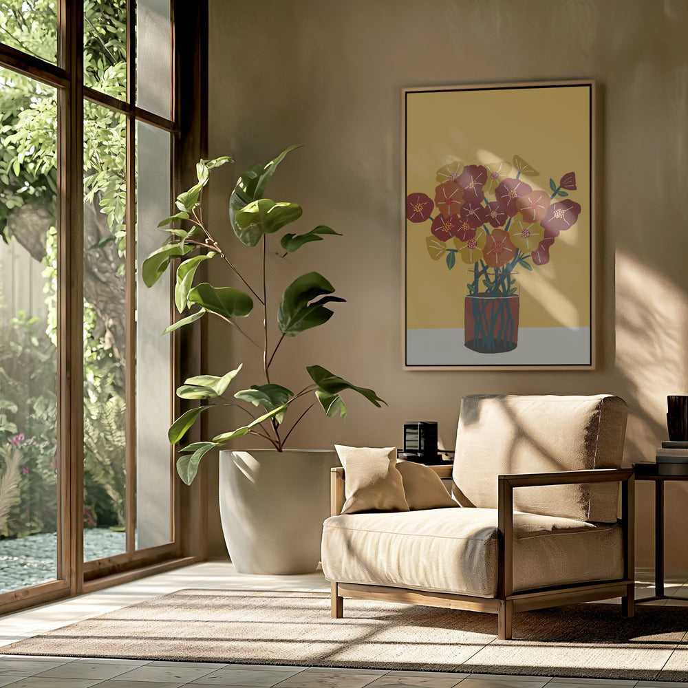 Blumen in der Vase | Poster