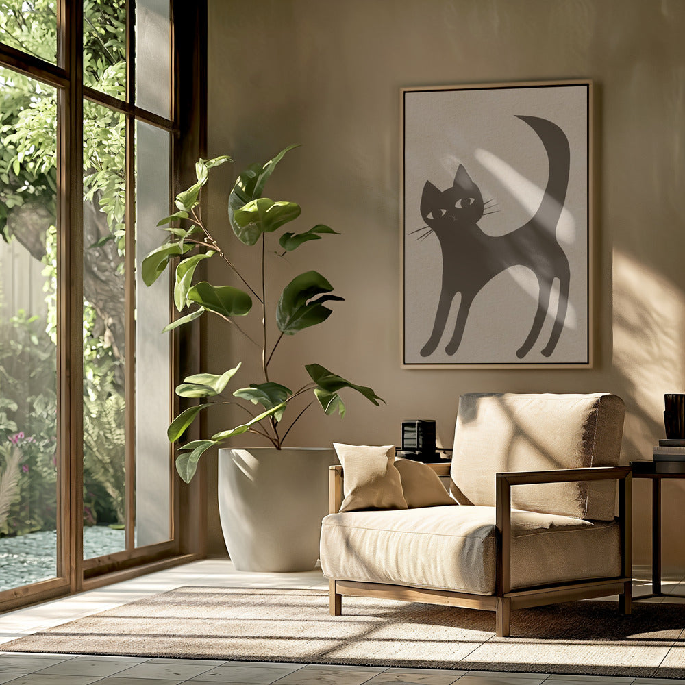 Brown cat | Poster