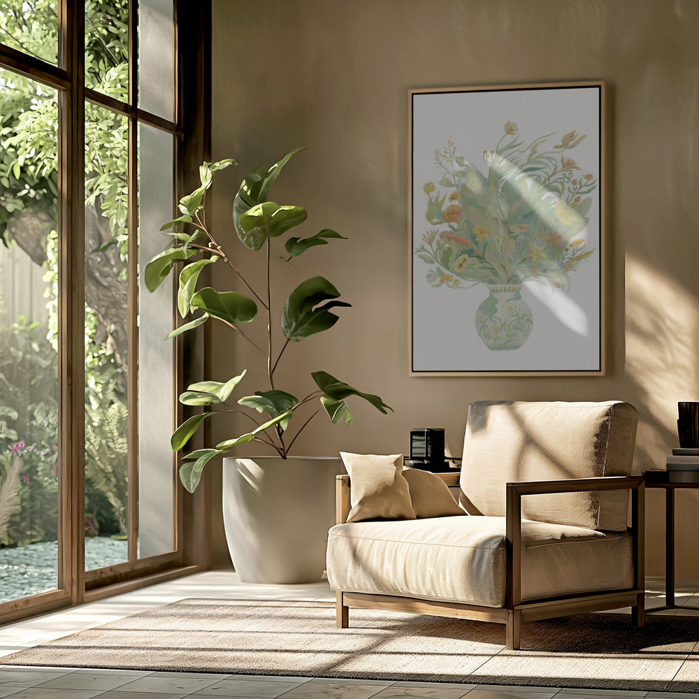 Eine Vase voller Blumen | Poster