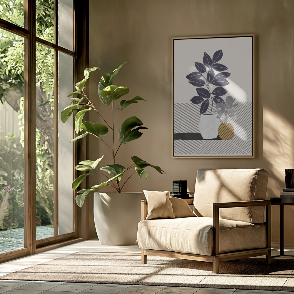 Vase B By Catsanddotz 5 To 7 30 X 42 Inches L | Poster