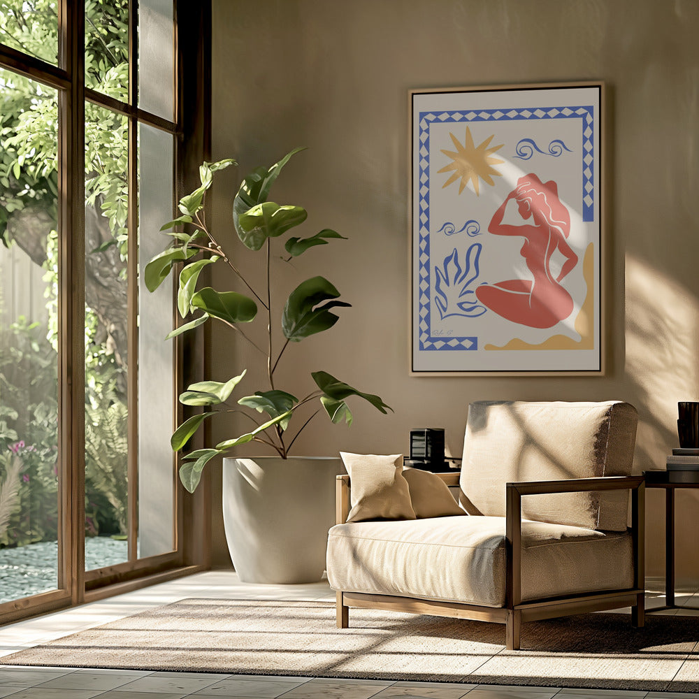 Sonnenbad (Trichromatisch) | Poster