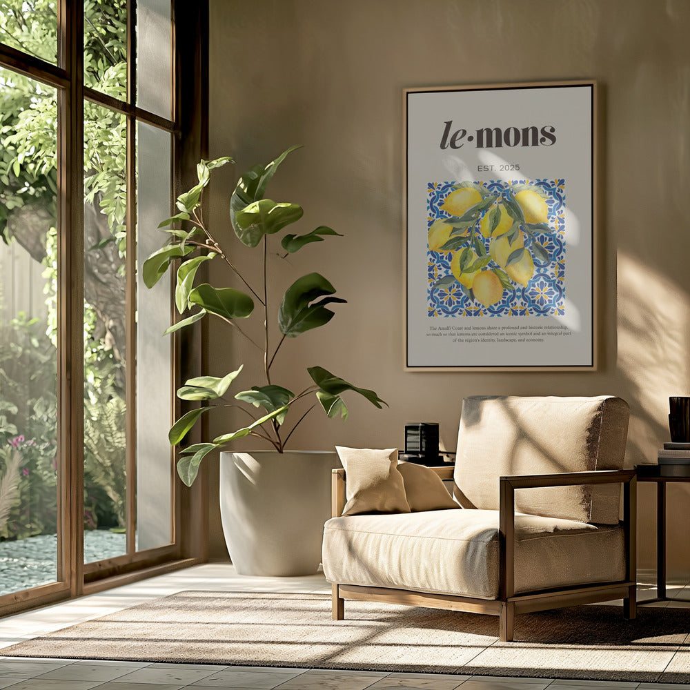 Zitronen Beige | Poster