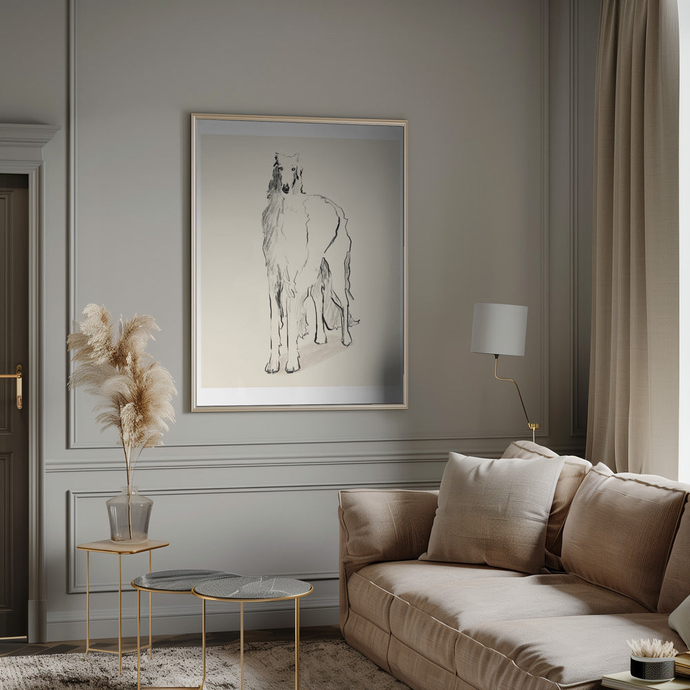 Barsoi Russischer Wolfshund Pandc | Poster