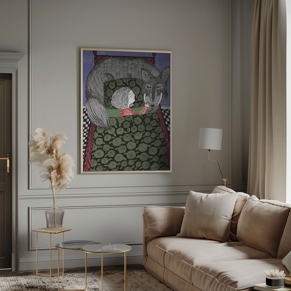 Mädchen und Wolf | Poster