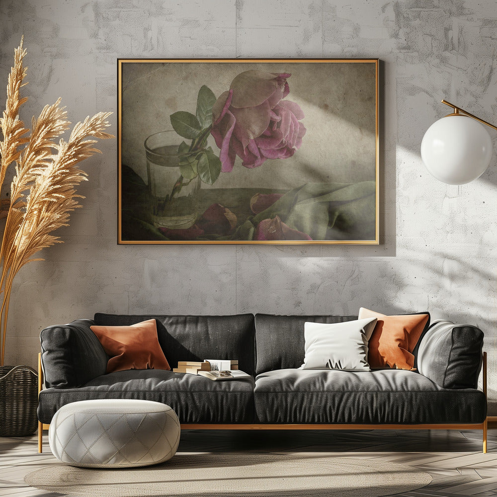 Träne der Rose | Leinwand