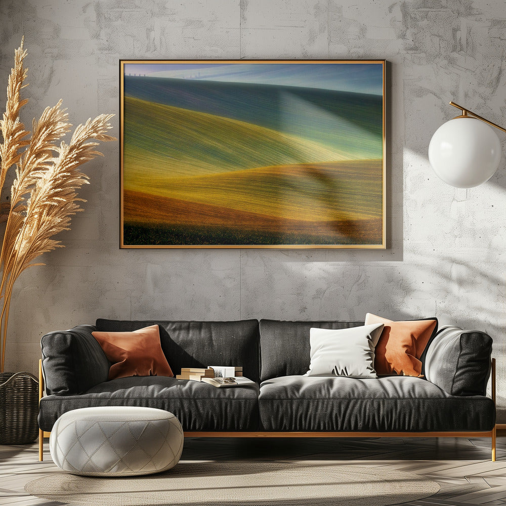 Frühlingsfelder | Leinwand
