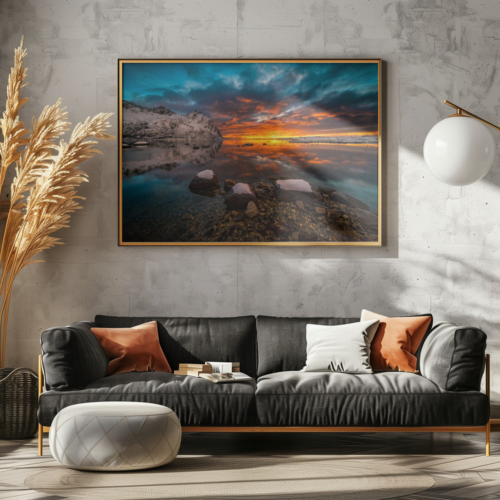 sky on fire | Poster