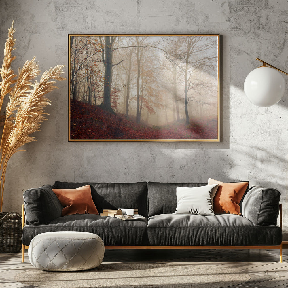 Warten auf den Hirsch. | Leinwand