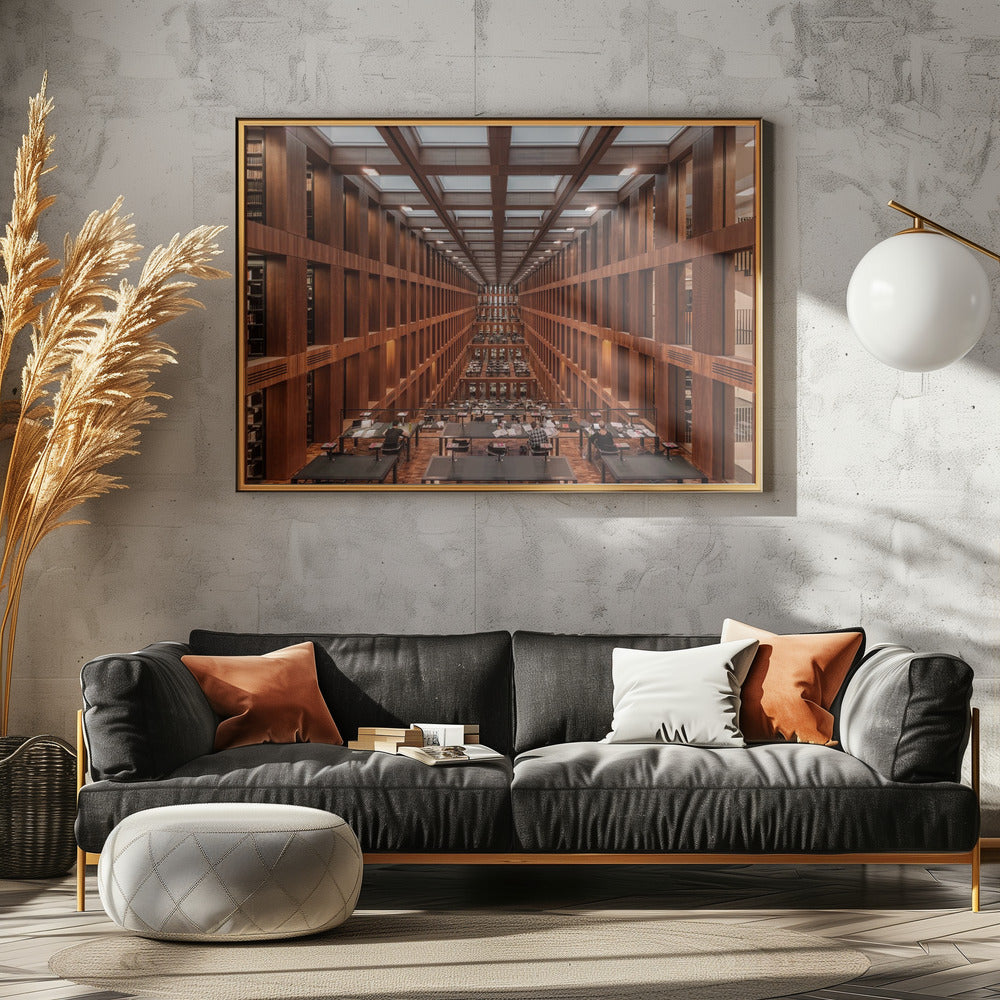 Bibliothek in Berlin. | Poster