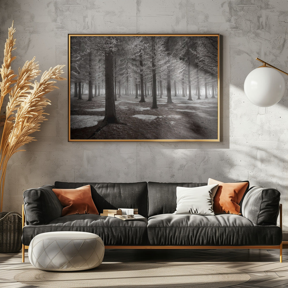 Der Wintereinbruch | Leinwand