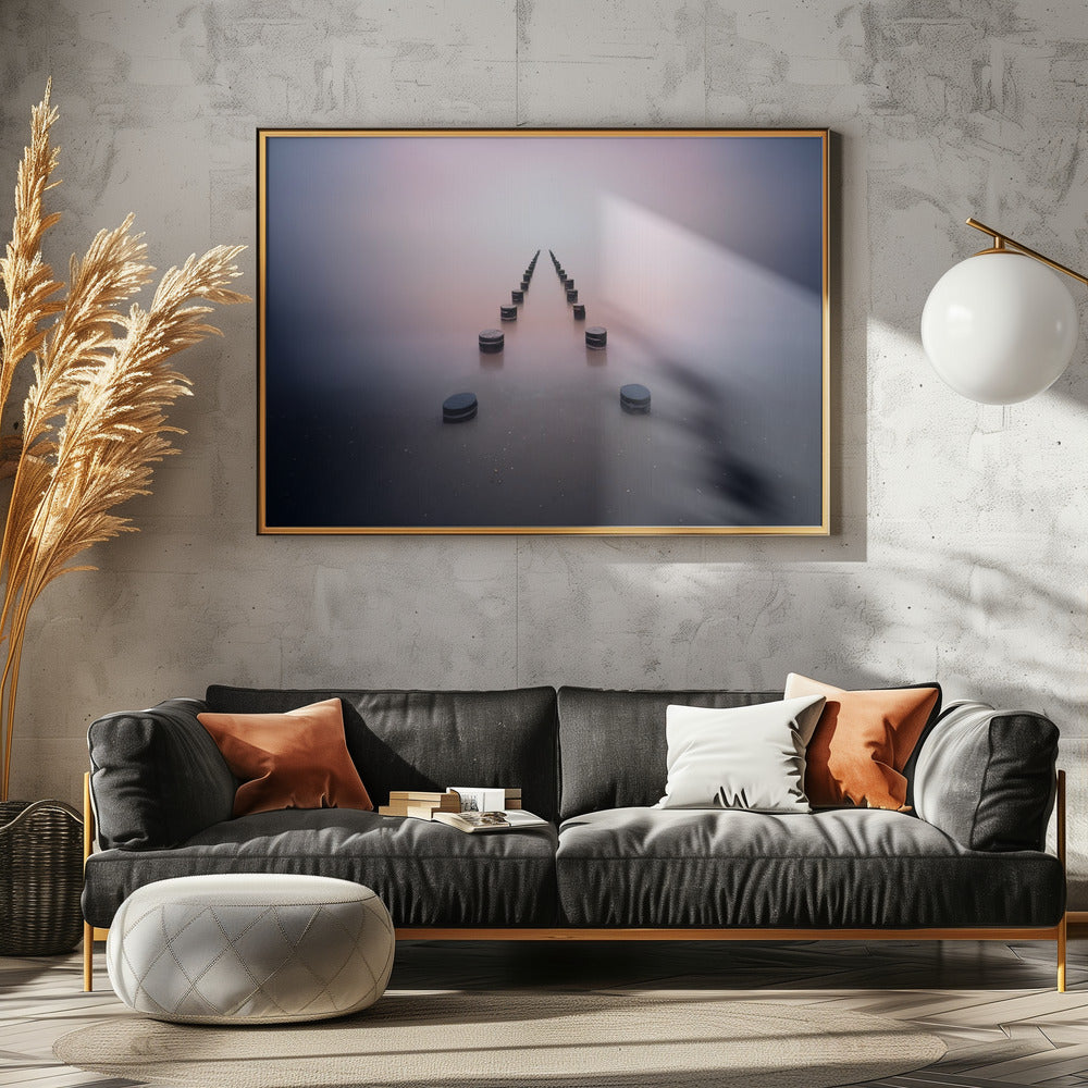 Allein in der Stille | Leinwand
