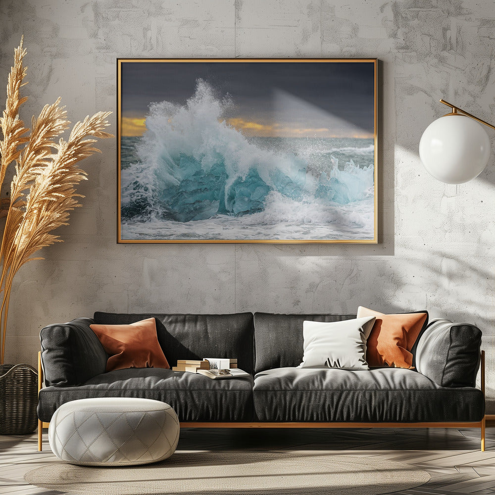 Eisige Welle | Leinwand