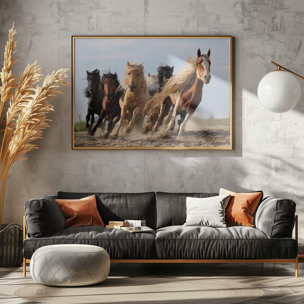 Glückliche Sechs | Leinwand