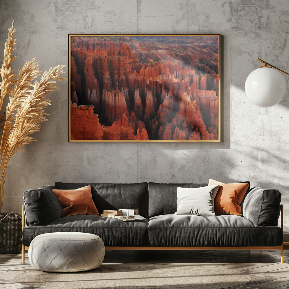 Rote Stadt | Leinwand