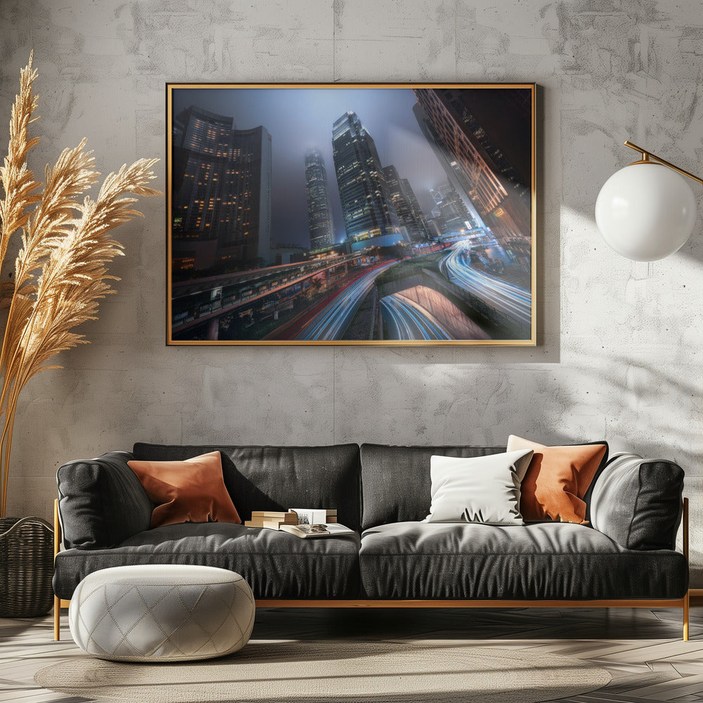 Hong Kong City Lights | Canvas