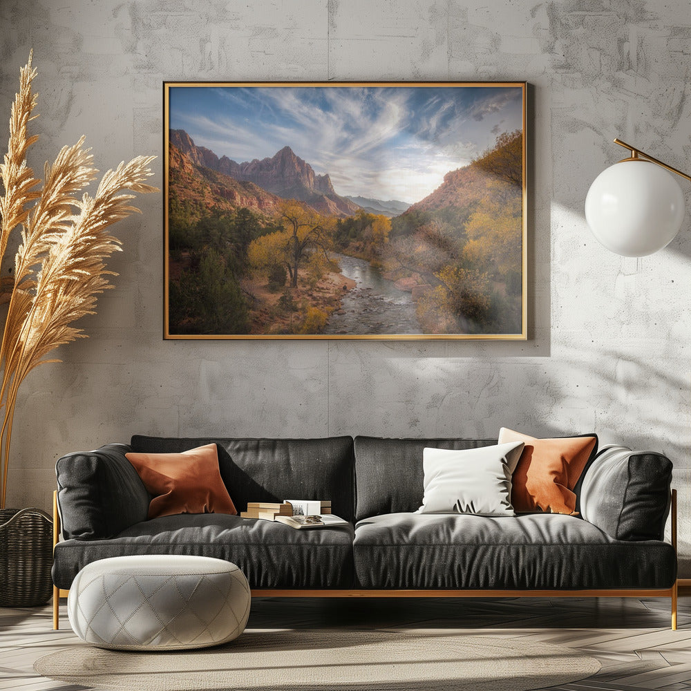 Wächter Sonnenuntergang | Leinwand
