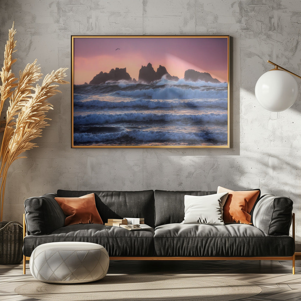 Bandon Beach Schichten | Leinwand