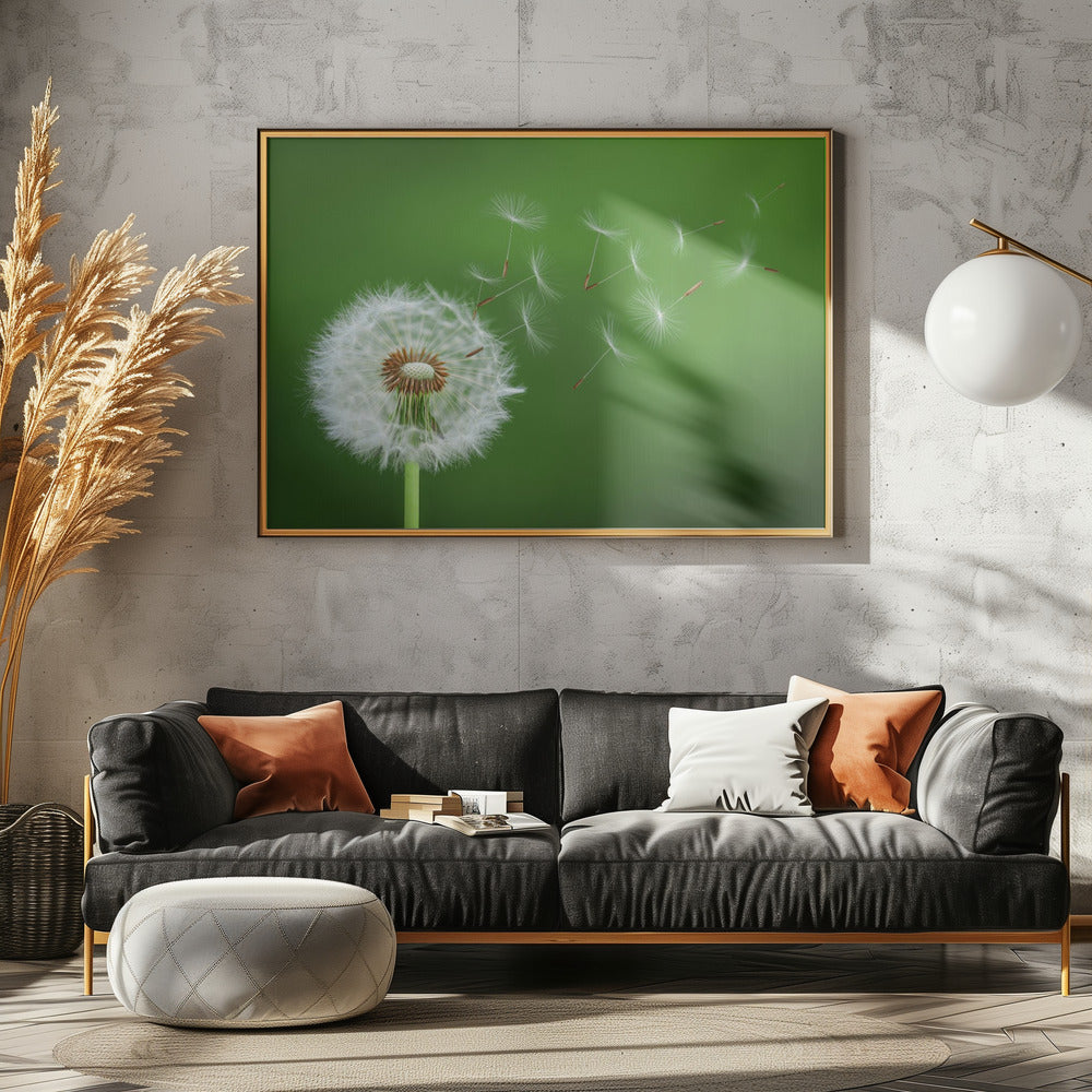 Dandelion Blowing | Poster
