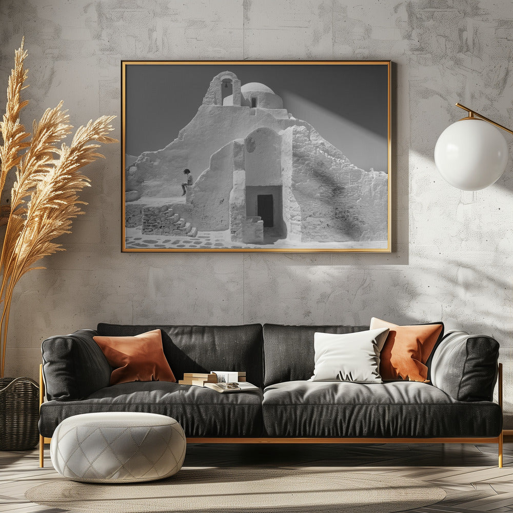 Paraportiani,Mykonos, Griechenland | Leinwand