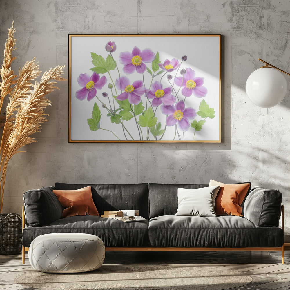 Anemone 'Hadspen Abundance' | Leinwand