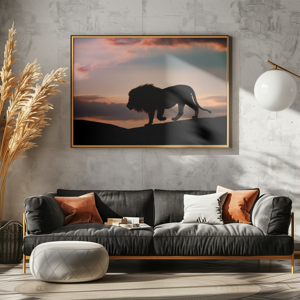Sonnenuntergang in der Serengeti | Leinwand