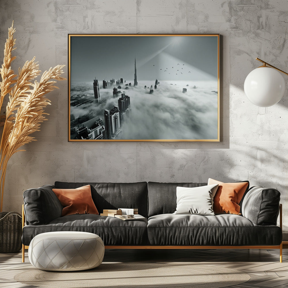Hoch hinaus und darüber hinaus | Leinwand