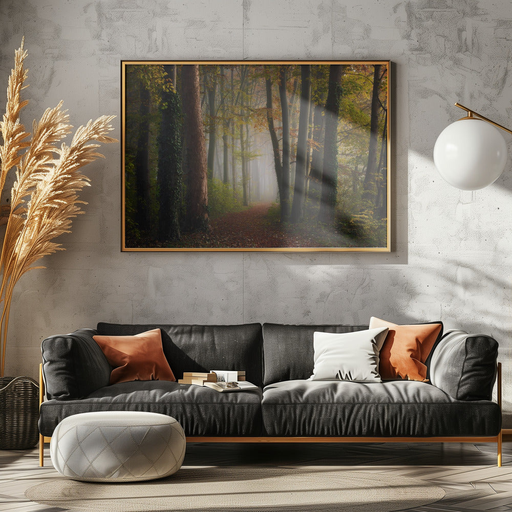 Bunter Herbstwald | Leinwand