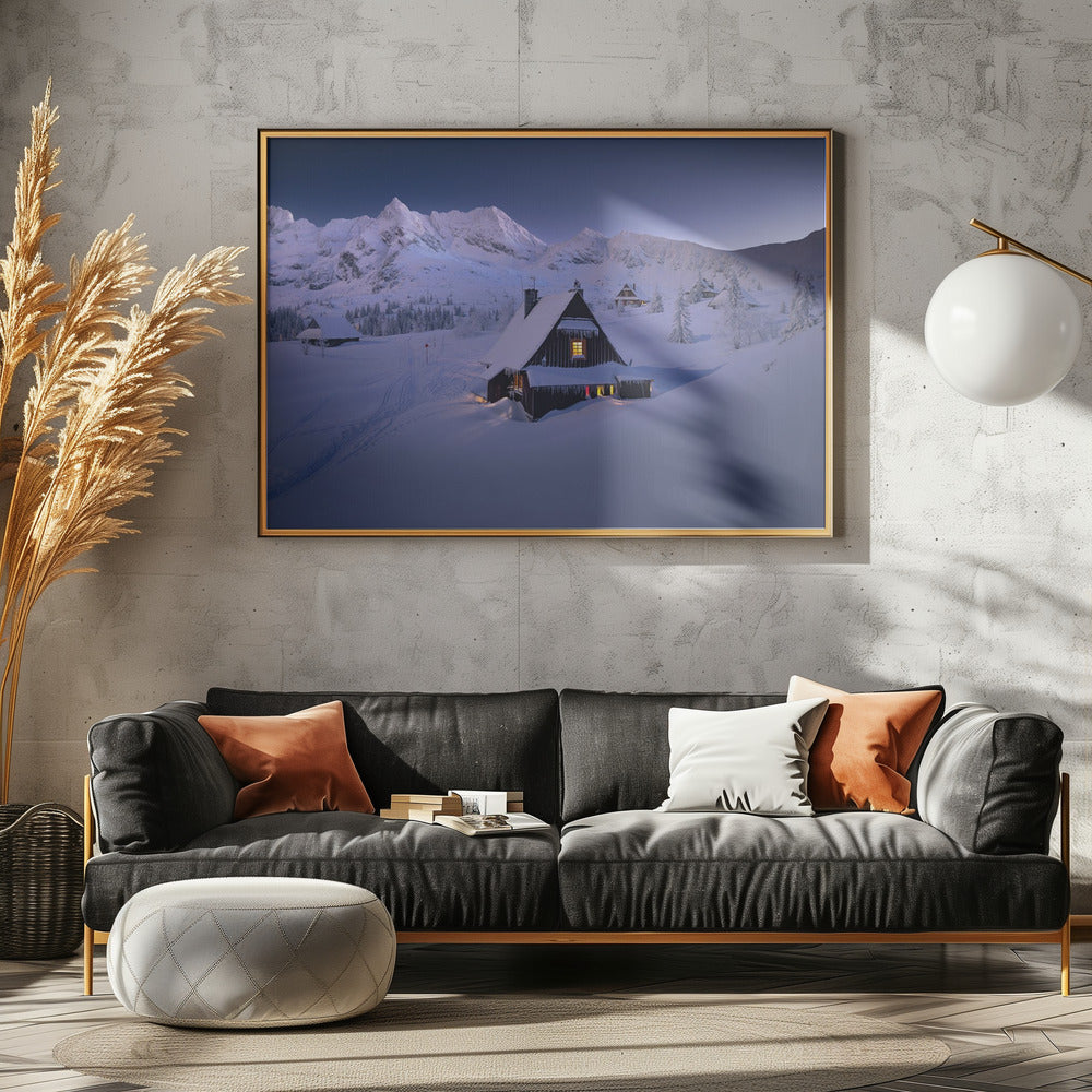 Winterhütte | Poster