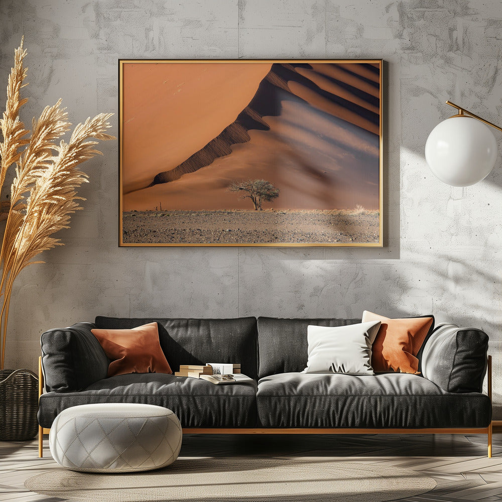 Die Düne und der Baum | Leinwand