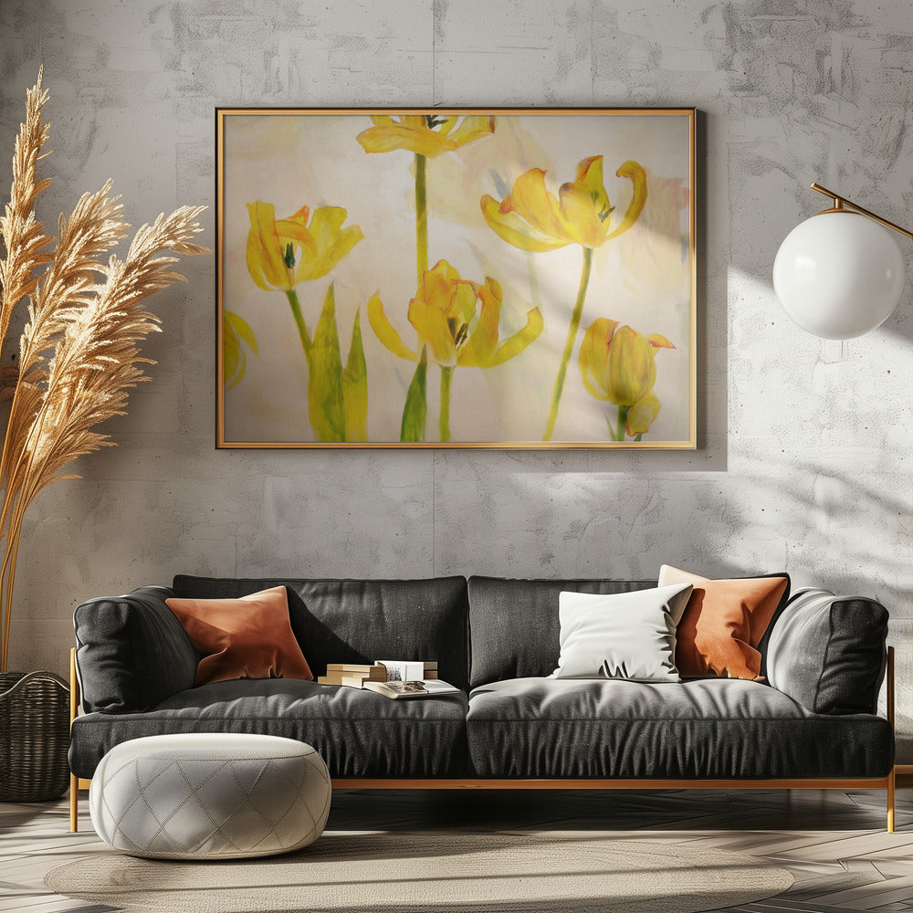 Blühende Tulpen | Leinwand