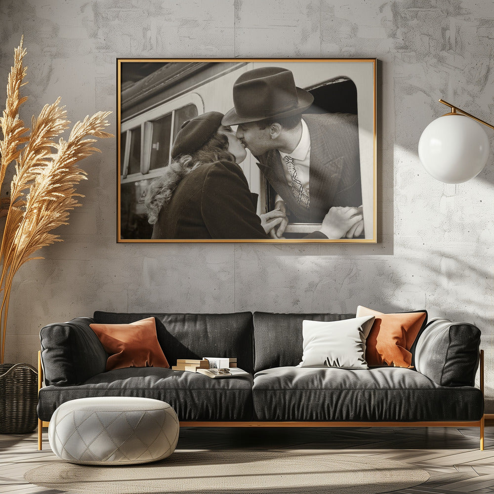 Der Abschiedskuss | Leinwand