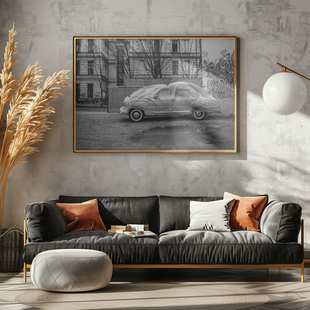 Fliegendes Auto | Leinwand