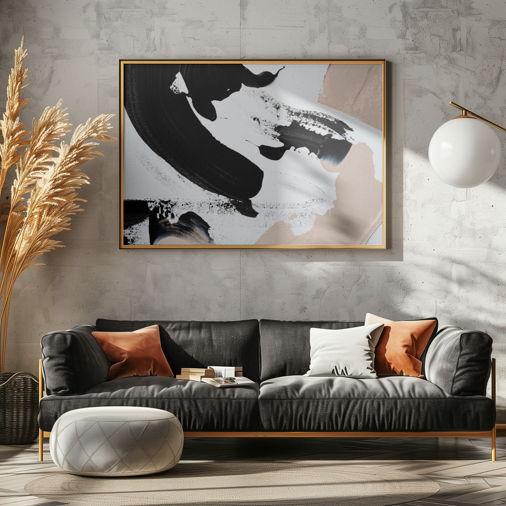 Schwarz und Nackt | Poster