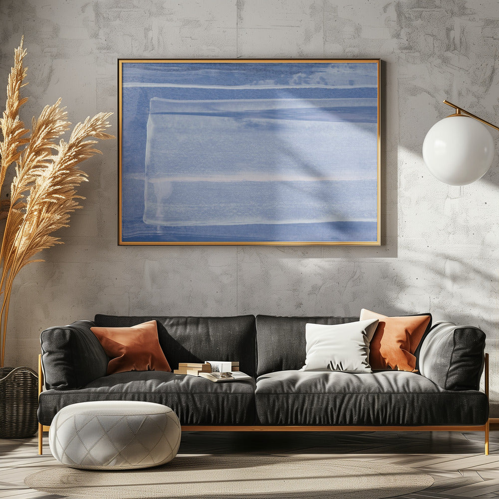 Ätherische Blaulandschaft | Poster
