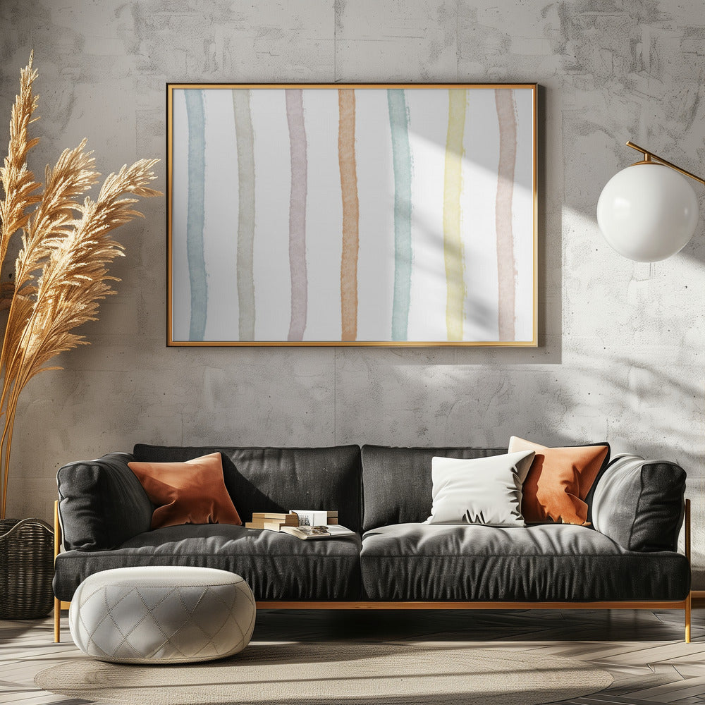 Bunte Linien | Poster