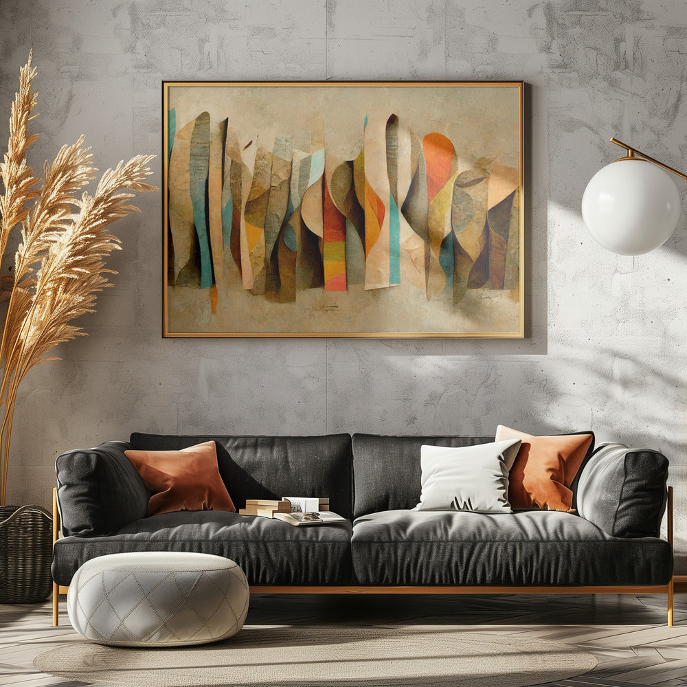 Curved Kaleidoscope | Canvas