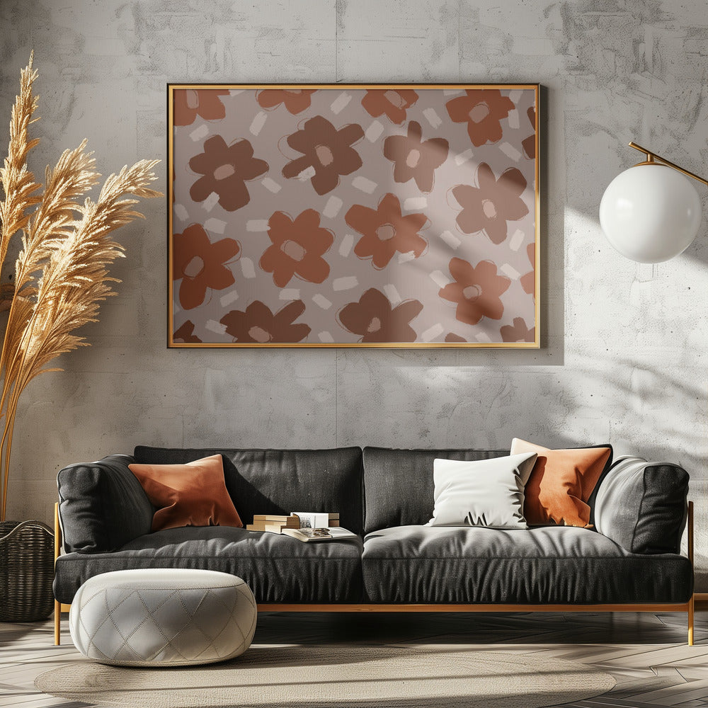Herbstblütentanz | Leinwand